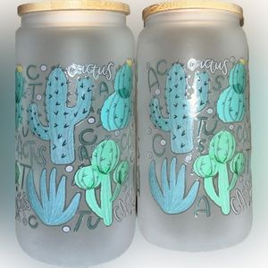 CACTUS BEER CAN GLASS